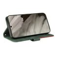 thumbnail image 5 of Wallet Case for Google Pixel 8 with Card Slots Cash Holder Magnetic Clasp Flip Folio Cover, Premium Luxury PU Leather Kickstand Soft Silicone Shockproof Protective Case,Green, 5 of 8