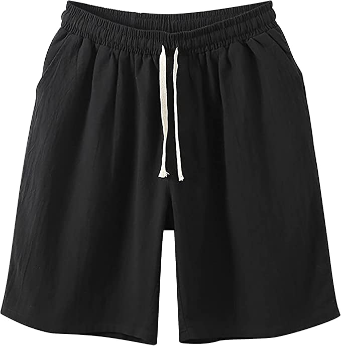 FORHVIPS Halara Pants Linen Pants, Men's Short Harem Pants, Summer ...