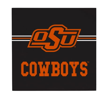 Oklahoma State Cowboys 12" x 12" Wood Wall Sign
