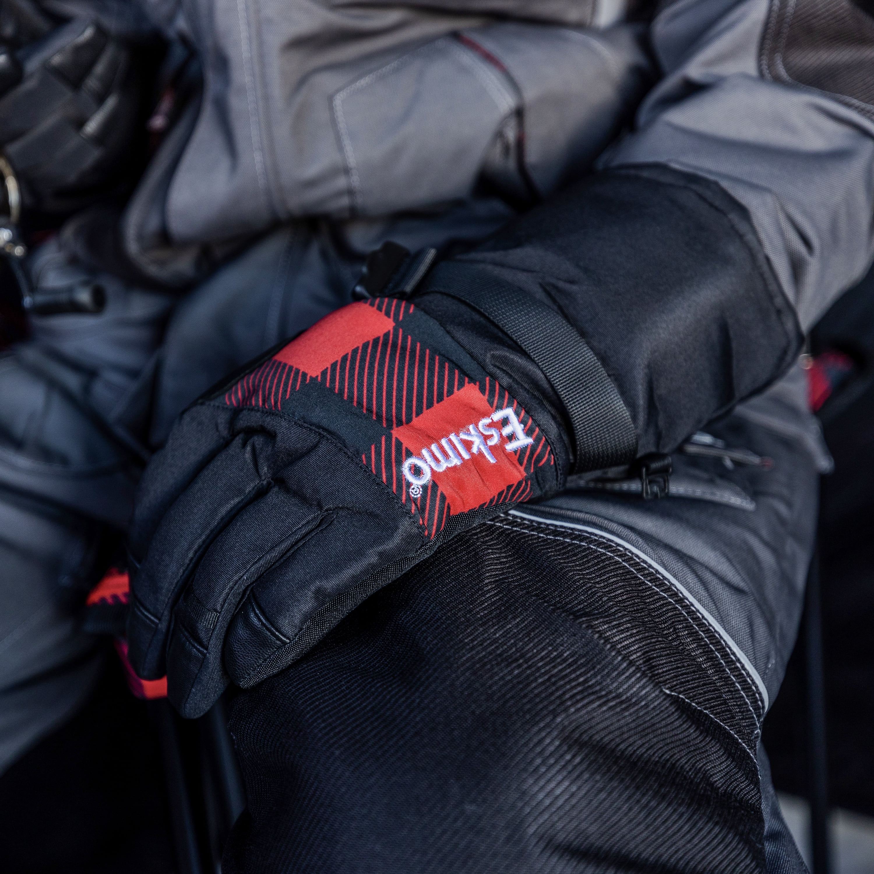 Eskimo 41592 Keeper™ Glove with Liner Glove, Gloves, Unisex, Black/Plaid, X-Small/Small