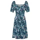 thumbnail image 4 of Vestido sin mangas de copos de nieve de Navidad azul oscuro para mujer ropa elegante para invitados vestido de boda ropa de verano para mujer, 4 of 6