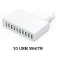thumbnail image 1 of 50W Multi USB Charger 10 Ports Charger Station Multile Port Device Fast Charge 5V 10A Compatible With Phone, Tablet And Cell Phone ,Easy to Use, 1 of 7