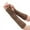 Khaki, variant on PMVFHDE Autumn Winter Knitted Fingerless Gloves Women Short Style, Warm Arm Sleeves for Cold Season Yellow,One Size