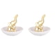 thumbnail image 1 of Juego De 2 Piezas De Bandejas De Cerámica Para Joyas Organizador Compacto Para Anillos Y Pendientes Soporte Decorativo Para Escritorio Y Tocador, 1 of 9