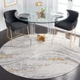 thumbnail image 2 of SAFAVIEH Palma Lucas Abstract Area Rug, Beige/Light Grey, 6'7" x 6'7" Round, 2 of 8