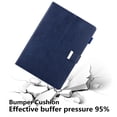 thumbnail image 2 of Allytechgroup iPad Pro 11 M4 2024 Case, Premium PU Leather Auto Sleep Wake Kickstand Flip Folio Cover Magnetic Closure Hand Strap Case for Apple iPad Pro 11" M4 2024, Darkblue, 2 of 7