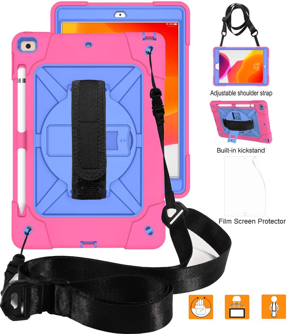 iPad 7th Generation Cases with Screen Protector, iPad 10.2" 2019 Case