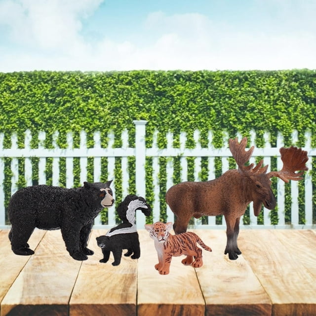 Conjunto de regalo de accesorios educativos de plástico chimpancé Hugo Modelo animal C Figuras de animales