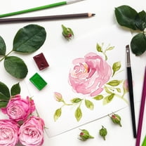 UPOUART Watercolor Sheets 20 Pack for Artists and Students Anti-friction 15X10In