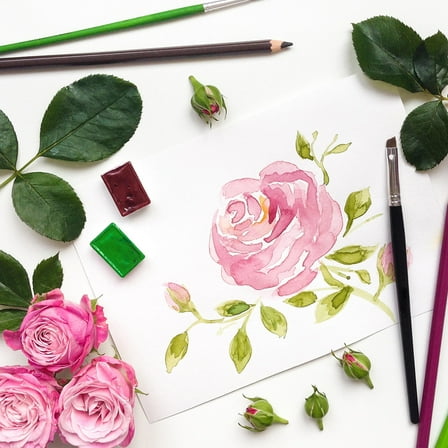 UPOUART Watercolor Sheets 20 Pack for Artists and Students Anti-friction 15X10In