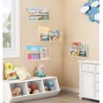 thumbnail image 3 of MEHOOM 16" Wall Bookshelf Set of 4,Wood Floating Shelves for Wall,Bedroom,Bathroom,Living Room, 3 of 6