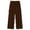 Brown*, variant on RUTAYY Girls Wide Leg Cargo Pants Elastic Waist Drawstring Side Pockets Trousers Trendy Relaxed Outdoor Wear Blue