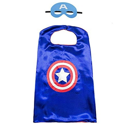 Aodai Halloween Costumes and Dress up for kids - Captain America Costume Cape and