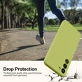 thumbnail image 6 of Slim Liquid Silicone Case for Galaxy S23, with Scratch-Resistant Microfiber Lining Anti-Slip and Shock Absorption Soft Silicone Protective Case for Samsung Galaxy S23 2023 YellowGreen, 6 of 14