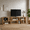 Natural, variant on Aukfa Modular TV Stand for TVs up to 75",Free Combination Entertainment Center with Open Storage Shelves,Black