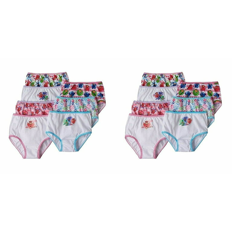PJ Masks, Girls Underwear, 7 Pack Panties (Little Girls & Big