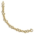 thumbnail image 2 of Leslie's Real 14kt Yellow Gold Polished Infinity Chain Bracelet; 7.5 inch; for Adults and Teens; for Women and Men, 2 of 2