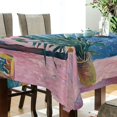 thumbnail image 5 of Yayeee Tablecloths 54" x 72" Rectangle Wrinkle Resistant Party Table Cover, Pink Window, 5 of 8