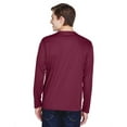 thumbnail image 2 of Team 365 TT11L Men's Zone Performance Long Sleeve T-Shirt-Sport Maroon-XL, 2 of 3