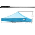 thumbnail image 3 of Tapa de toldo de repuesto ABCCANOPY, 10 x 10 cm, azul cielo, impermeable, 3 of 6
