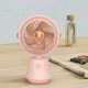thumbnail image 5 of Puntoco nuevo mini ventilador de mano con carga USB mini ventilador silencioso giratorio de 360 ° soplado de pelo fácil de llevar mini ventilador, 5 of 5