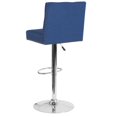 thumbnail image 3 of Ravello Contemporary Adjustable Height Barstool with Accent Nail Trim in Beige Fabric, 3 of 5