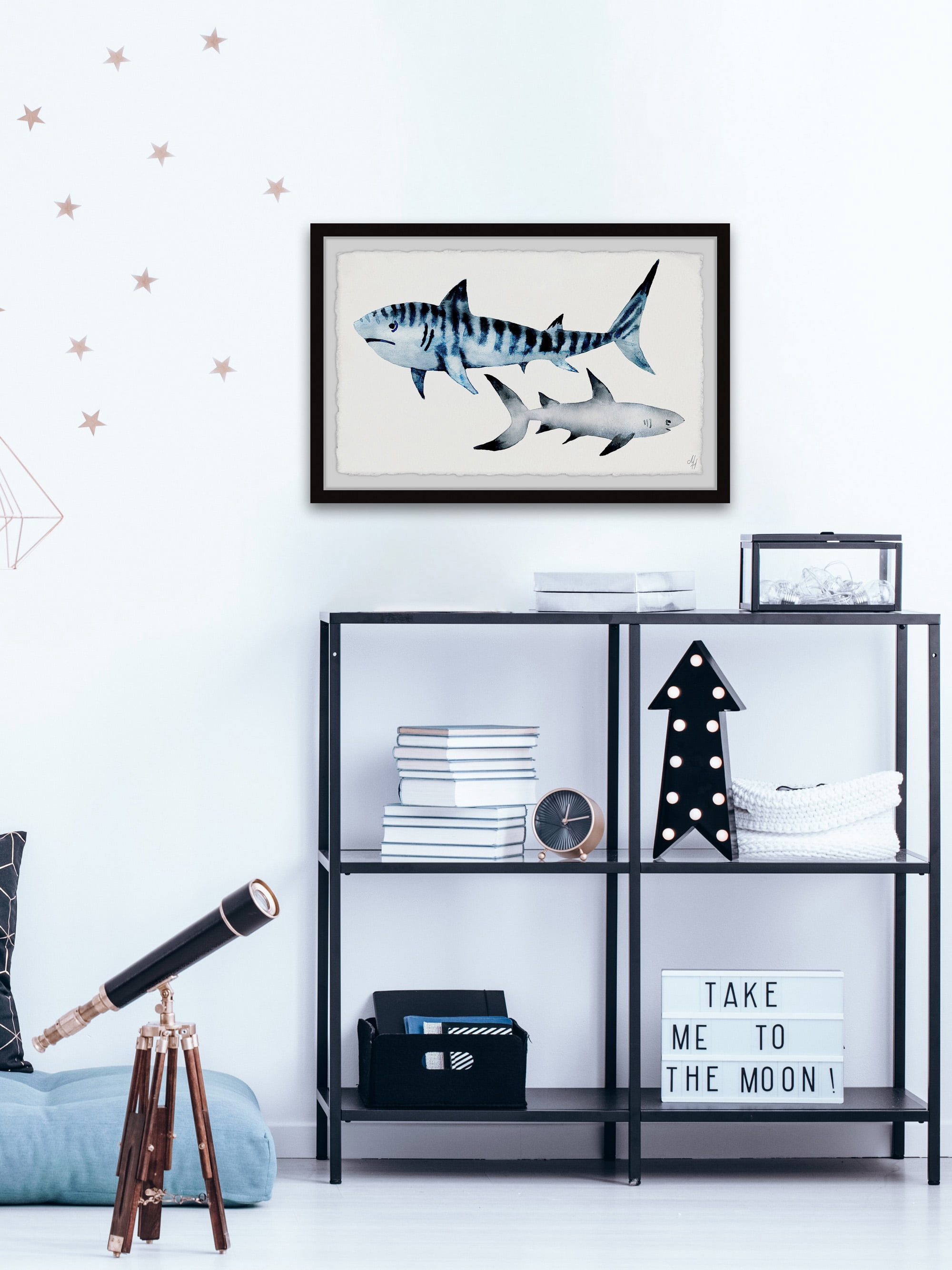Marmont Hill Sharks Duo Framed Wall Art