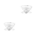 thumbnail image 2 of yingyy Reusable Coffee Dripper Funnel Shaped Filter Portable Beverage Maker Paperless Pour Accessory Household Cafe Outdoor M 2Set, 2 of 6
