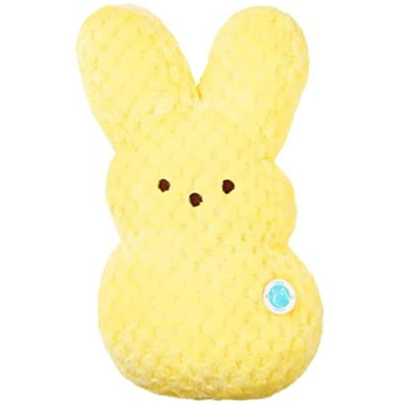 Peeps Bunny Plush Stuffed Animal Toy Easter Decoration (10 Inch, Light Up Soft Yellow)