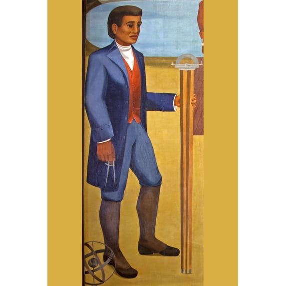 24x36 gallery poster, Benjamin Banneker