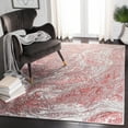 thumbnail image 2 of SAFAVIEH Meadow Giovanni Abstract Area Rug, Light Grey/Pink, 4' x 6', 2 of 7