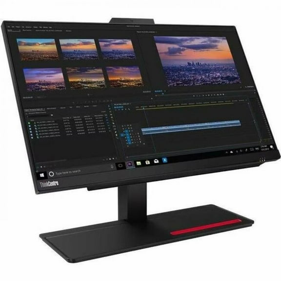 Lenovo TDSourcing ThinkCentre M90a 11CD - All-in-one with UltraFlex IV Stand - Core i5 10400 / up to 4.3 GHz - RAM 8 GB - SSD 256 GB - TCG Opal Encryption - UHD Graphics 630 - Gigabit Ethernet - Win 11 Pro - monitor: LED 23.8" 1920 x 1080 (Full HD) @ 60 Hz - black
