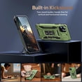 thumbnail image 4 of for iPhone 11 Pro Max Case with Screen Protector,Sliding Camera Cover,-Grade Cover with  Stand Phone Case 6.5" Olive Green, 4 of 12