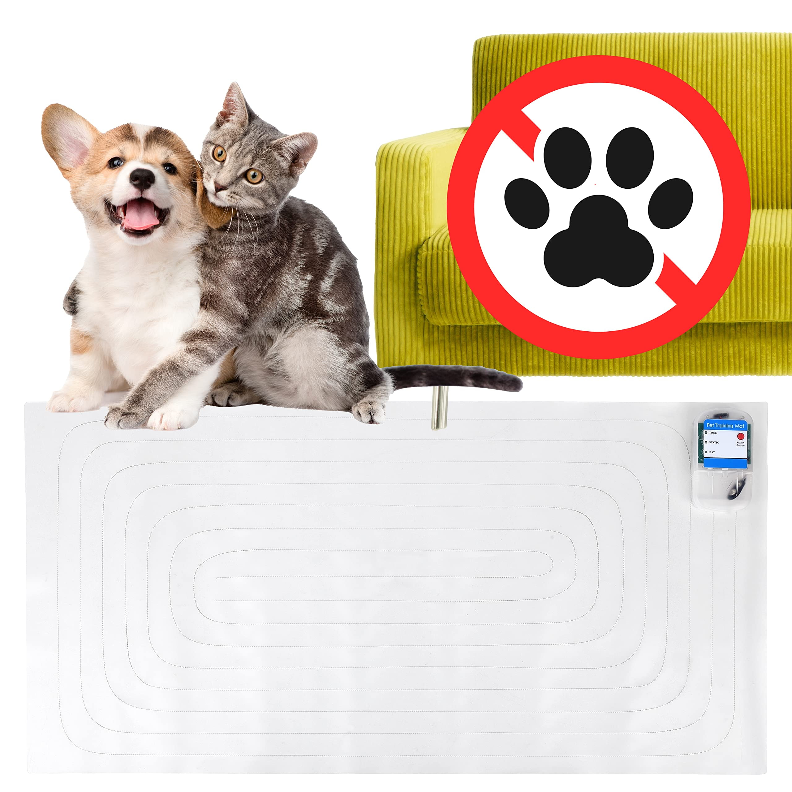 Homarden Pet Training Shock Mats for Dogs and Cats 30x16 Inches Safe Low Voltage Indoor Outdoor Use Walmart