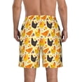 thumbnail image 3 of Naloa Funny Chicken Men's Beach Shorts, Surfing shorts, Swim trunks, Quick Dry Swim Trunks for Surfing Beach Fun - X-Large, 3 of 9