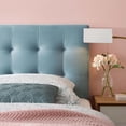 thumbnail image 5 of Ergode Lily Biscuit Tufted Full Performance Velvet Headboard - Light Blue, 5 of 5
