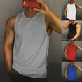 thumbnail image 5 of Ana Mens Tank Top Muscle Gym Sleeveless Plain T-Shirts Tee A-Sports Shirt, 5 of 9