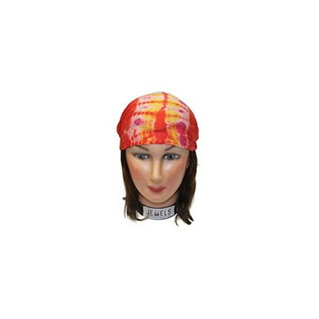 Center Tye Dye Multi Embroidery Headbands / Head wrap / Yoga Headband / Head Sarf / Best Looking Head Band for Sports or Fashion, or Exercise (Best Red Hair Dye At Sally Beauty Supply)