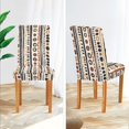 thumbnail image 3 of Yayeee 2 Pack Dining Chair Covers Stretch Parson Chairs Slipcovers Seat Protector, Black Abstract Dots, 3 of 6