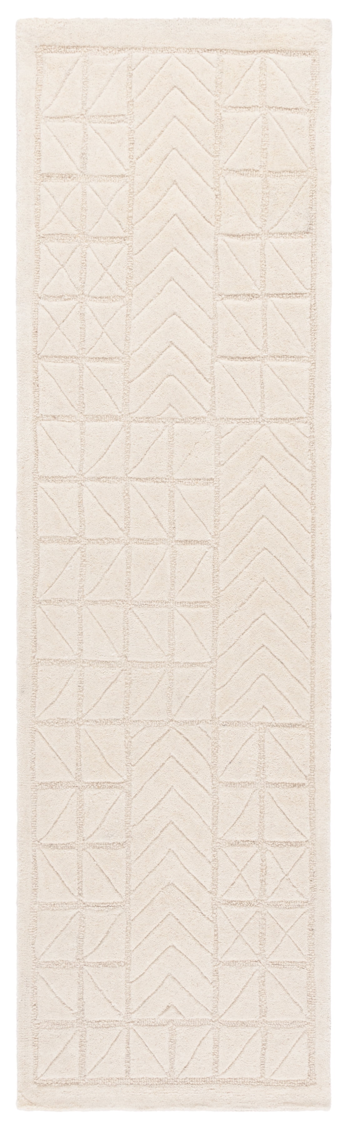 Safavieh Mykonos Claudia Diamond Runner Rug, Ivory, 2'3" x 8'