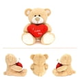 thumbnail image 2 of Teddy Bear HWD ¡Te amo! Peluche de 25 cm con corazón rojo, 2 of 6