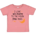 thumbnail image 3 of Inktastic I Love My Poppi to the Moon and Back Boys or Girls Baby T-Shirt, 3 of 5