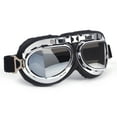 thumbnail image 2 of LELINTA  Ski Goggles Motorcycle Half Helmet Glasses Goggles Pilot Biker Vintage Outdoor Blue, 2 of 3