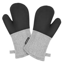 Cuisinart Chambray Kitchen Oven Mitts – Non-Slip Neoprene Palm