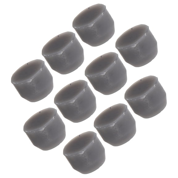 STRANDCHIC Grey Silicone Shower Handle Decorative Caps Versatile Fit Replacement Accessories