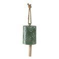 thumbnail image 5 of Mainstays Outdoor 18"H Monstera Green Ceramic Bell Wind Chime, 1.72 lb weight, 5 of 11