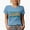 Baby Blue, variant on Little Brother, Younger Brother or Sibling Themed, Groovy Retro Wavy Text Merch Gift, White T-Shirt, Small