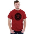 thumbnail image 5 of Lion Jungle Symbolic Spirit Animal Men's Graphic T Shirt Tees Brisco Brands M, 5 of 6