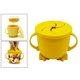 thumbnail image 3 of Recipiente de silicón suave Sunnimix para guardar aperitivos para bebés Amarillo Comedero para bocadillos, 3 of 8