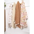 thumbnail image 4 of Gerber Baby Boy or Girl Unisex Flannel Blankets, 4-Pack, Retro Floral, 4 of 16